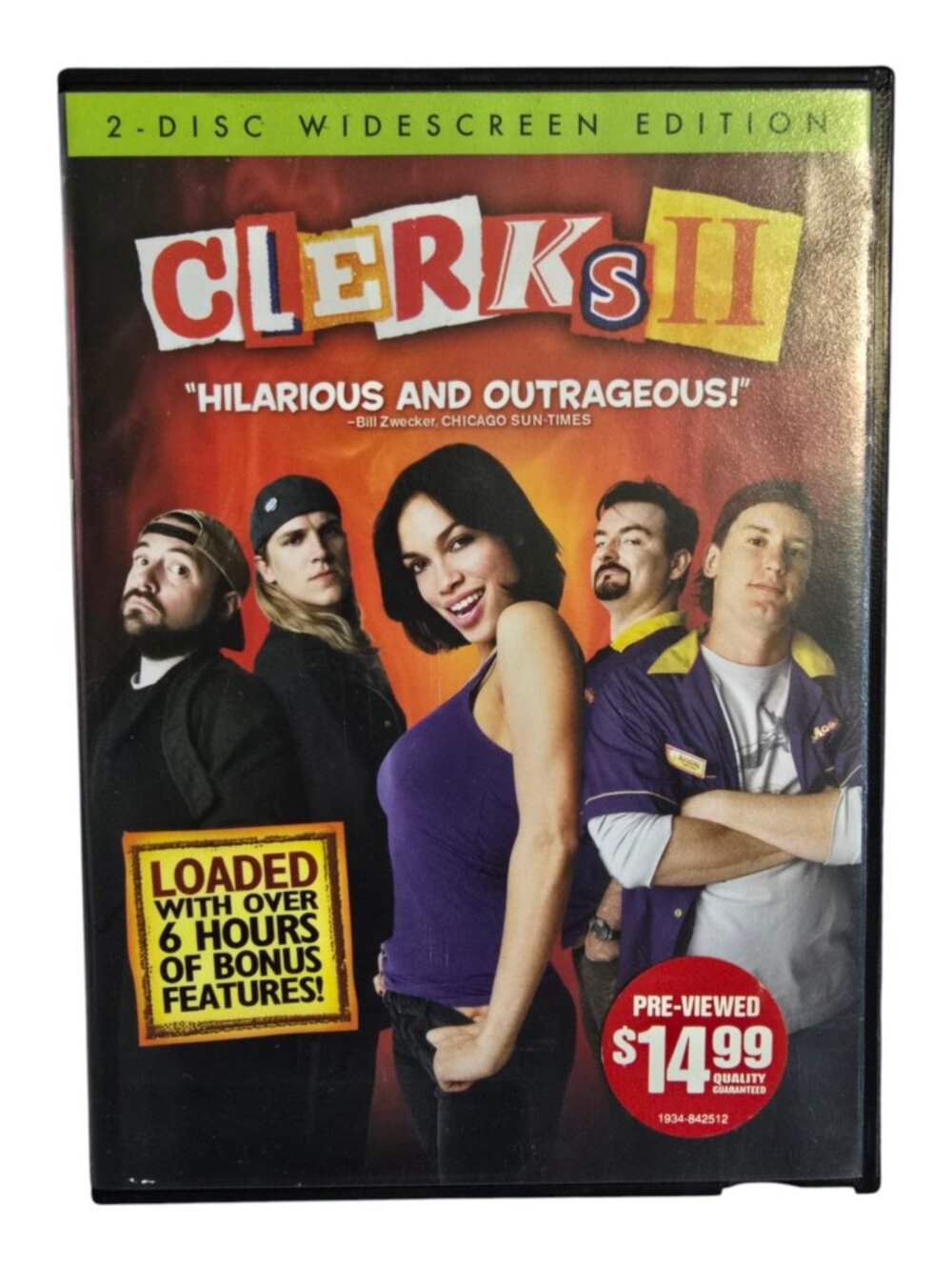 Clerks II (DVD, 2-Disc Widescreen Edition) Prior Blockbuster Rental